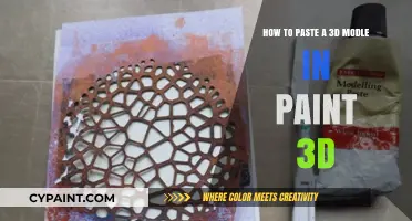 Easy Guide: Pasting 3D Models in Paint 3D