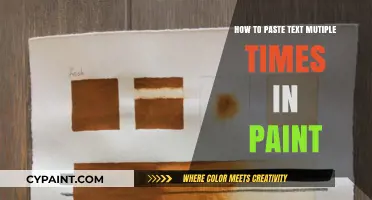 Mastering Text Repetition: Efficiently Paste Text Multiple Times in Paint