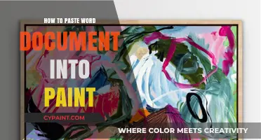 Effortlessly Paste Word Documents into Paint: A Step-by-Step Guide