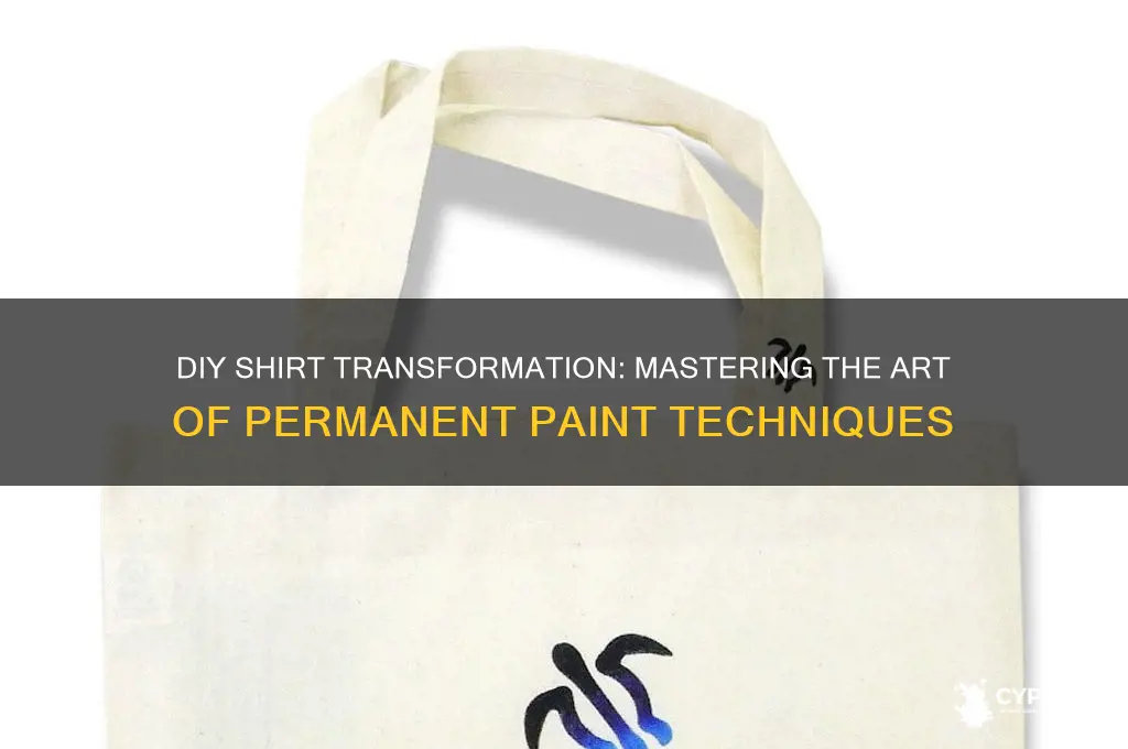 how to perm paint into a shirt