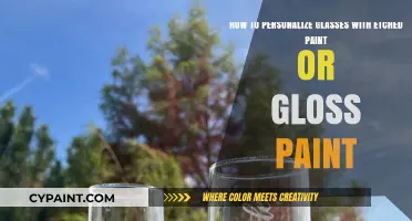Customizing Your Glasses: Etched Paint and Gloss Techniques Revealed