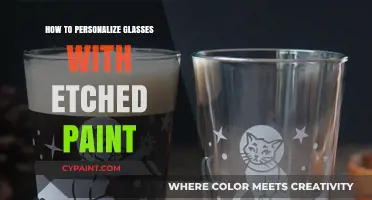 Personalize Your Glasses: Etched Paint Techniques for Unique Style