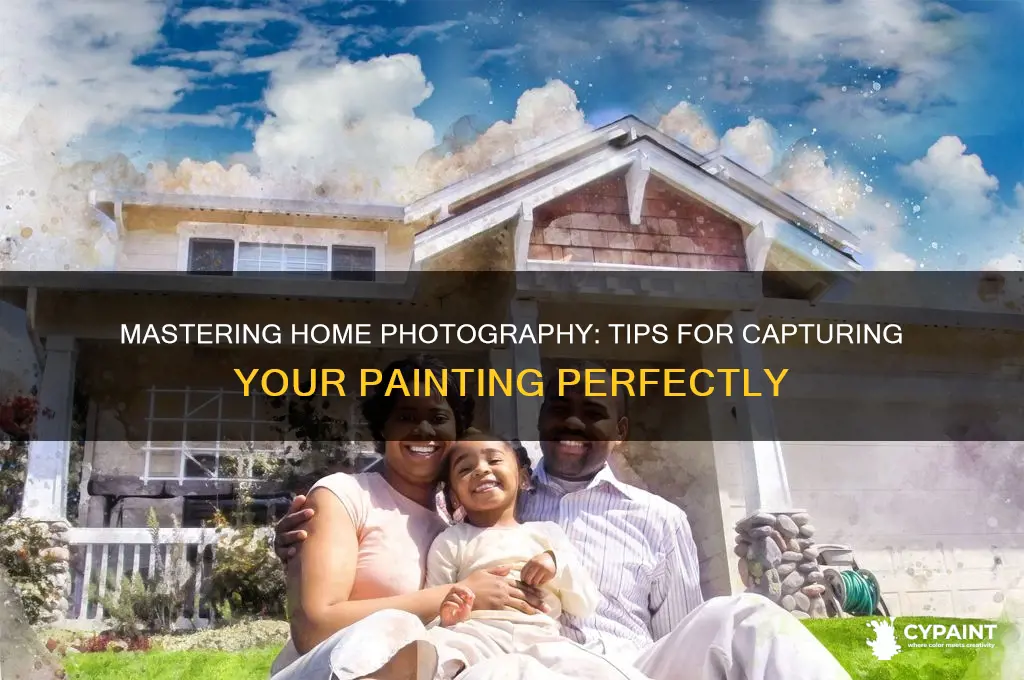 how to photograph a painting at home