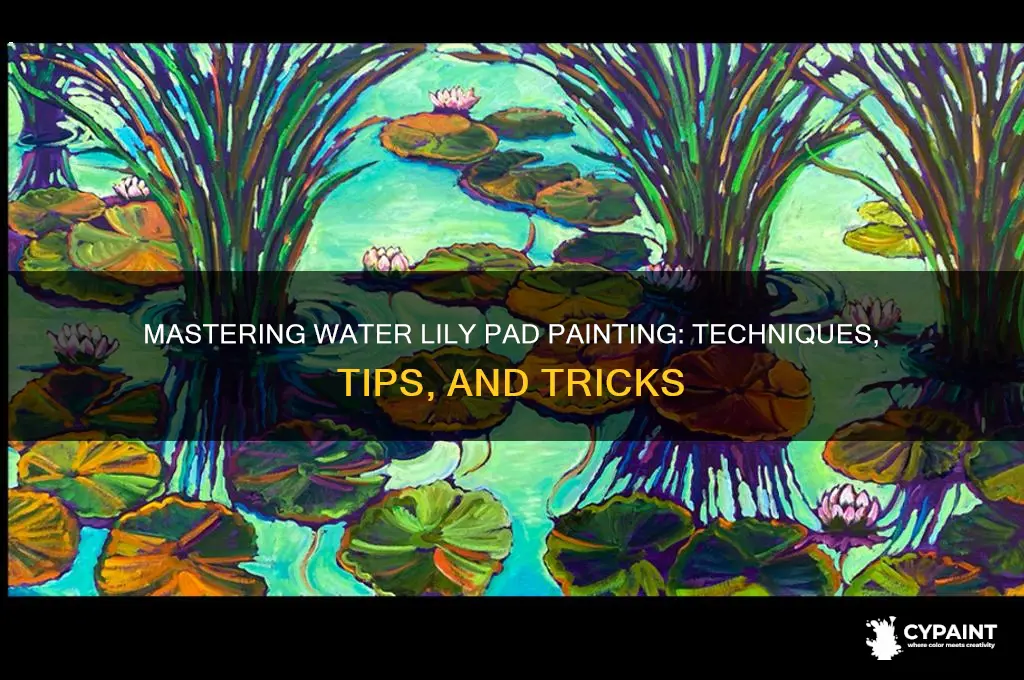 how to phow to paint lily pads