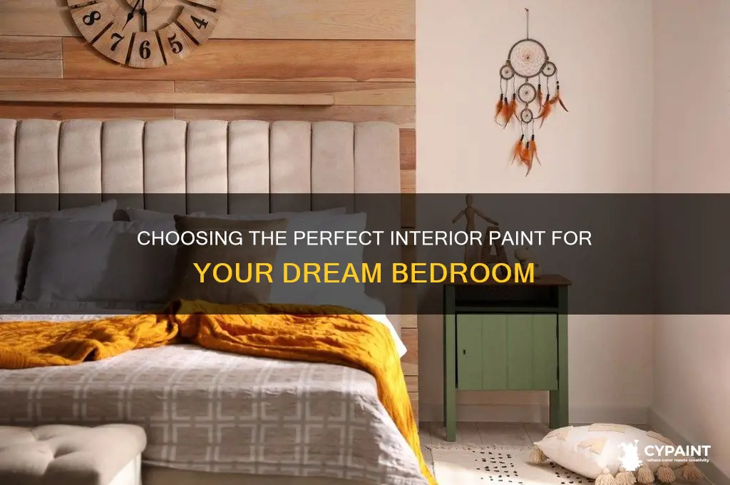 how to pick interior paint for medroom
