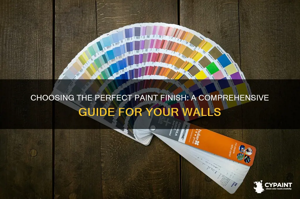 how to pick the right paint finish