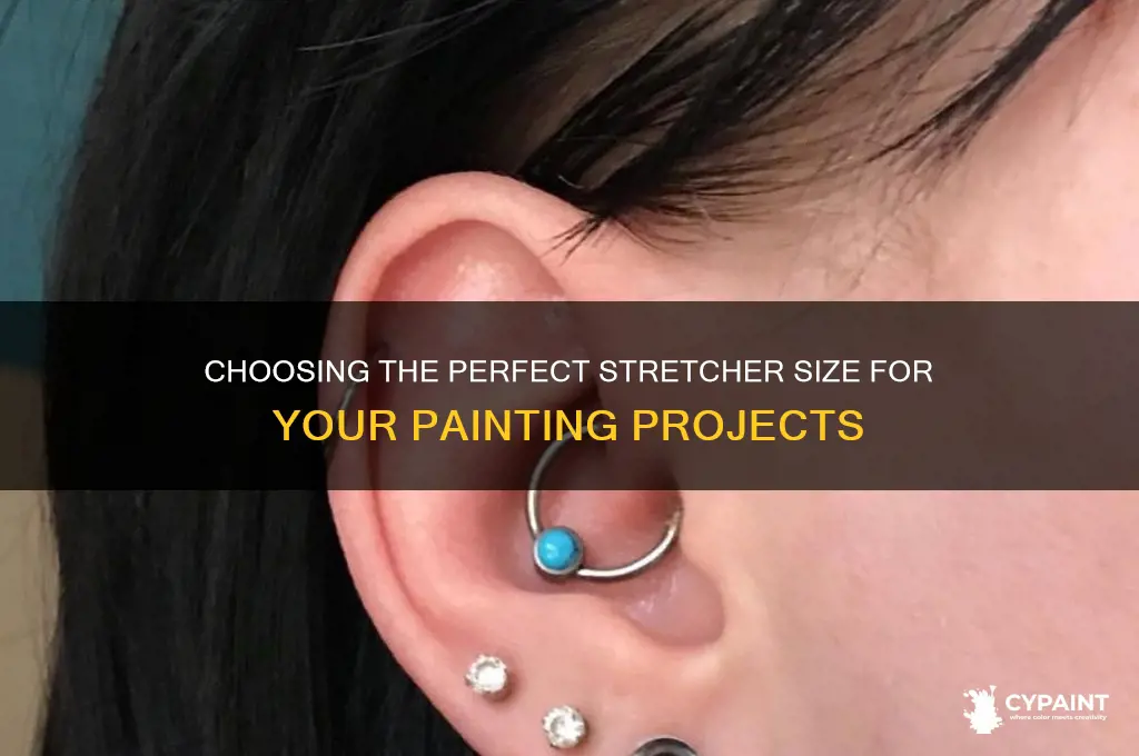 how to pick the right size of streatchers for painting