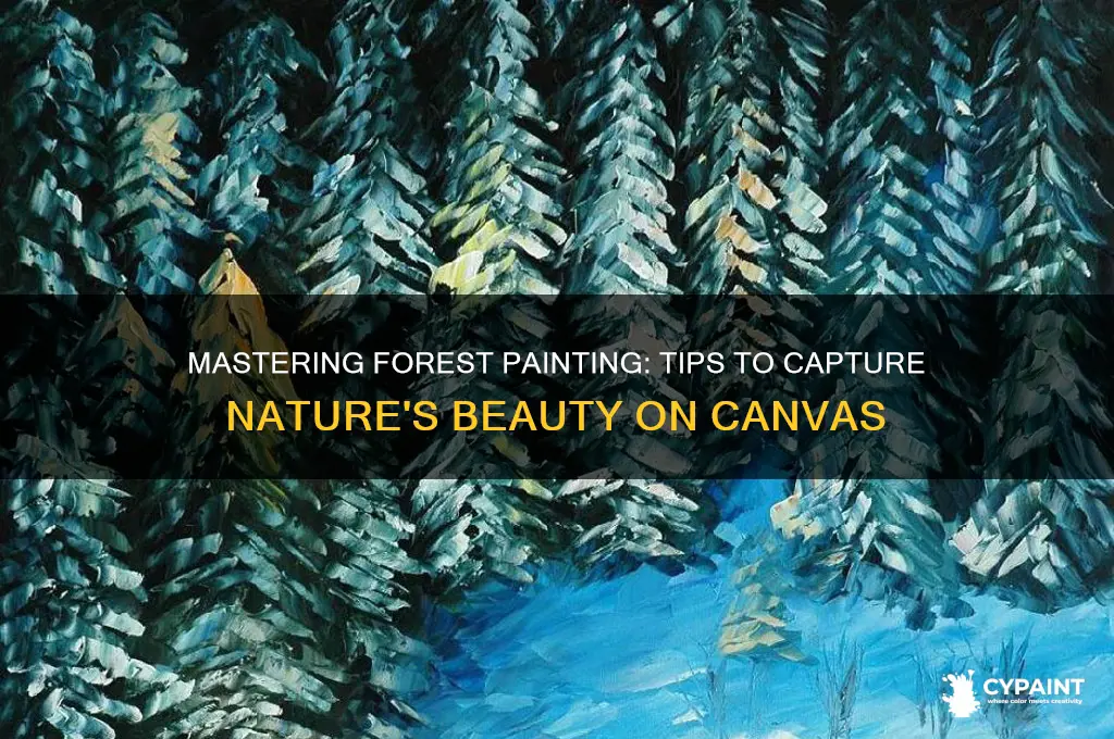 how to pick up paint the forest