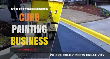 Choosing the Right Neighborhood Curb Painting Business: A Comprehensive Guide