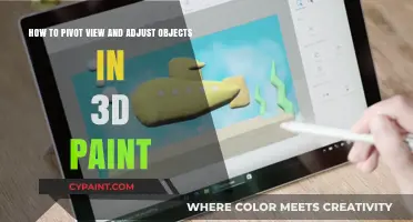 Mastering 3D Paint: Pivoting Views and Adjusting Objects Effortlessly