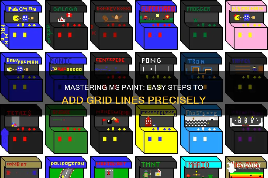 Mastering Ms Paint: Easy Steps To Add Grid Lines Precisely | CyPaint