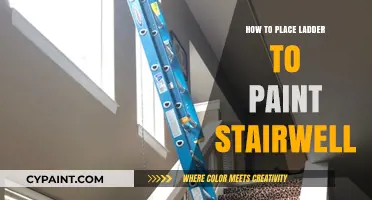 Safely Paint Your Stairwell: Ladder Placement Tips and Techniques