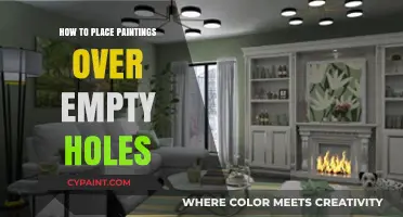 Creative Solutions: Placing Paintings to Conceal Empty Wall Holes