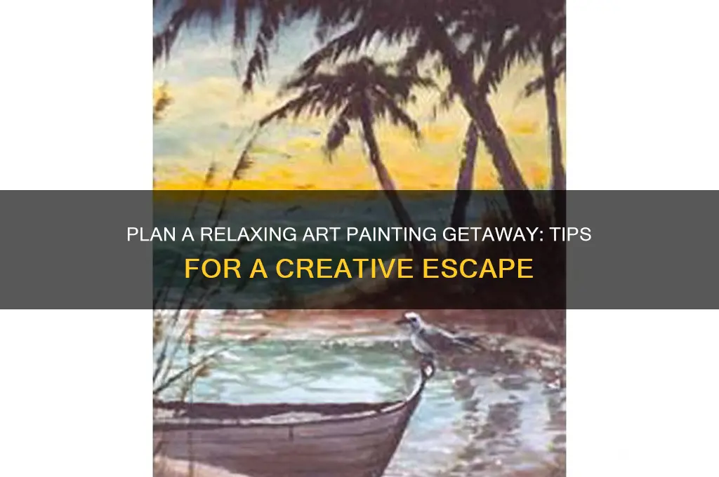 how to plan a leisurely art painting trip