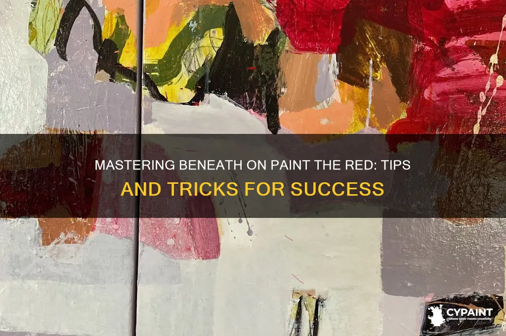 how to play beneath on paint the red