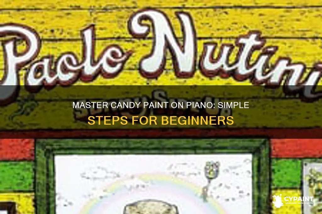 how to play candy paint on piano easy
