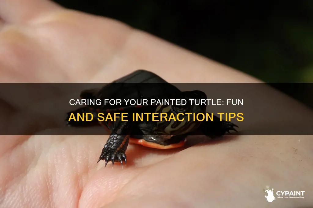 how to play with a painted turtle