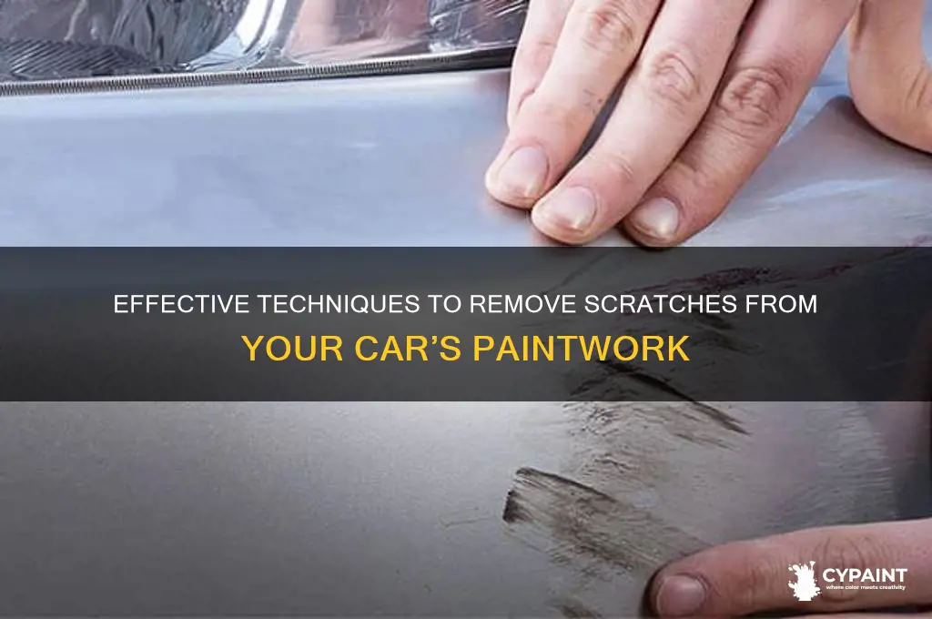how to polish scratches out of auto paint