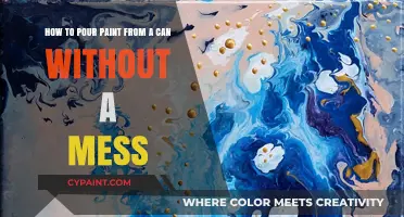 Master Mess-Free Paint Pouring: Tips for Clean Can Handling