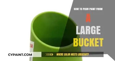 Mastering the Art of Pouring Paint from Large Buckets Effortlessly