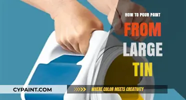 Mastering the Art of Pouring Paint from Large Tins Effortlessly