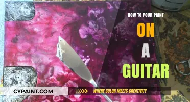 Creative Guitar Customization: Mastering the Art of Pour Paint Techniques