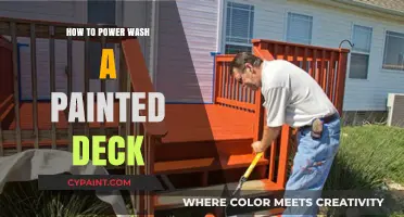Power Washing a Painted Deck: Tips for Safe and Effective Cleaning
