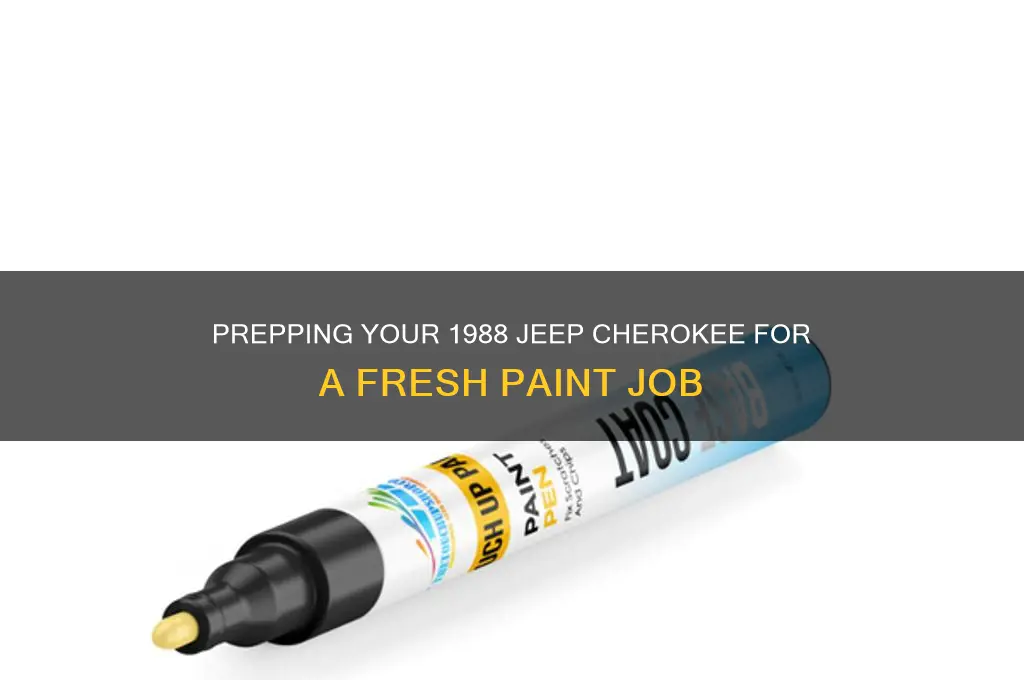how to prep 1988 jeep cherokee for paint