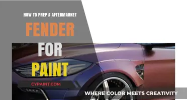 Prepping Aftermarket Fenders for Paint: A Step-by-Step Guide