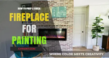 Prepping Your Brick Fireplace for a Fresh Paint Makeover