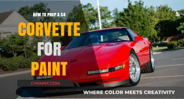 Prepping Your C4 Corvette for Paint: A Comprehensive Guide