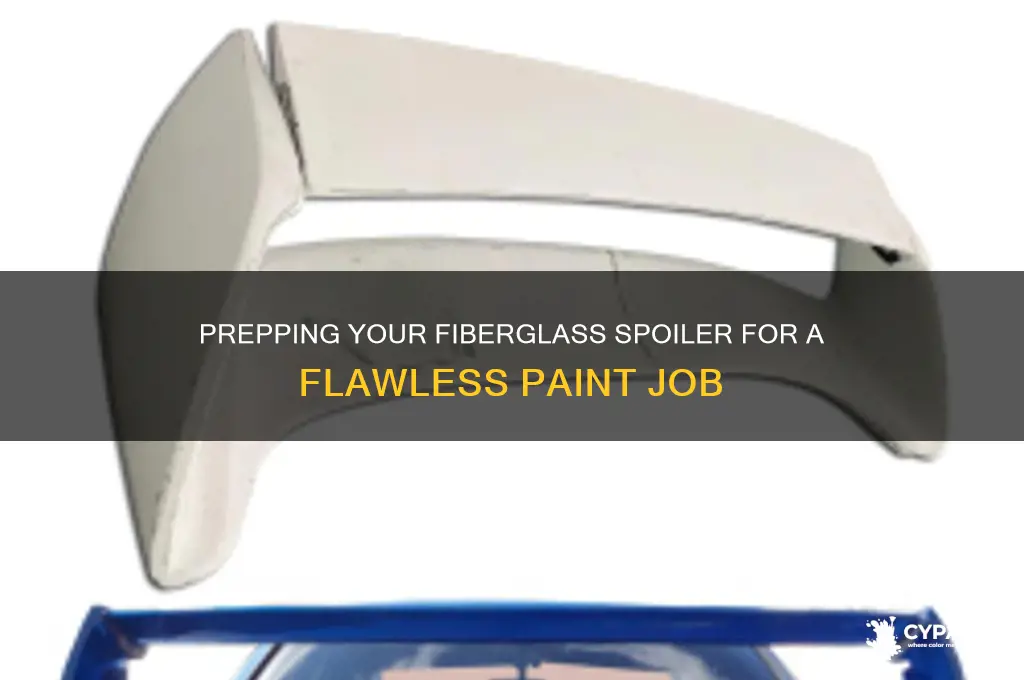 Prepping Your Fiberglass Spoiler For A Flawless Paint Job | CyPaint