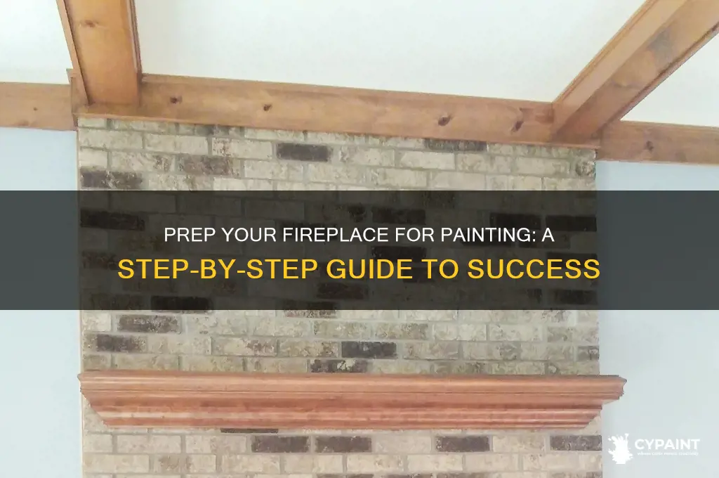 how to prep a fireplace for paint