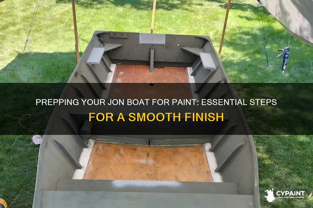 how to prep a jon boat for paint