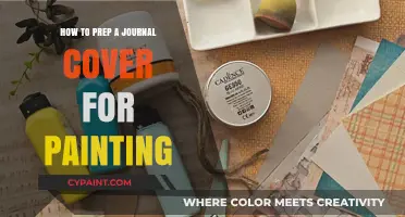 Prepping Your Journal Cover: A Step-by-Step Guide to Painting Perfection