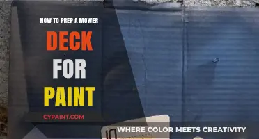Prepping Your Mower Deck for a Fresh Coat of Paint