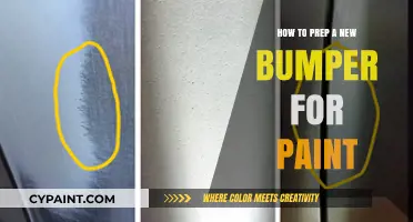 Prepping Your New Bumper for Paint: A Step-by-Step Guide