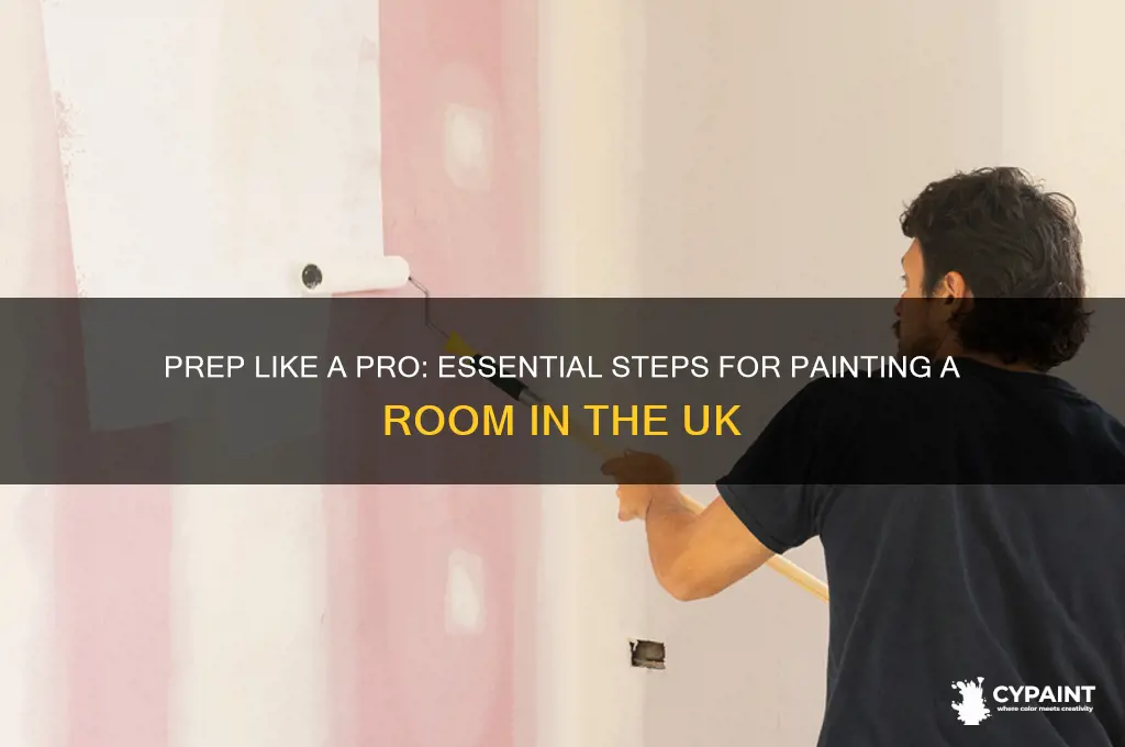 how to prep a room for painting uk