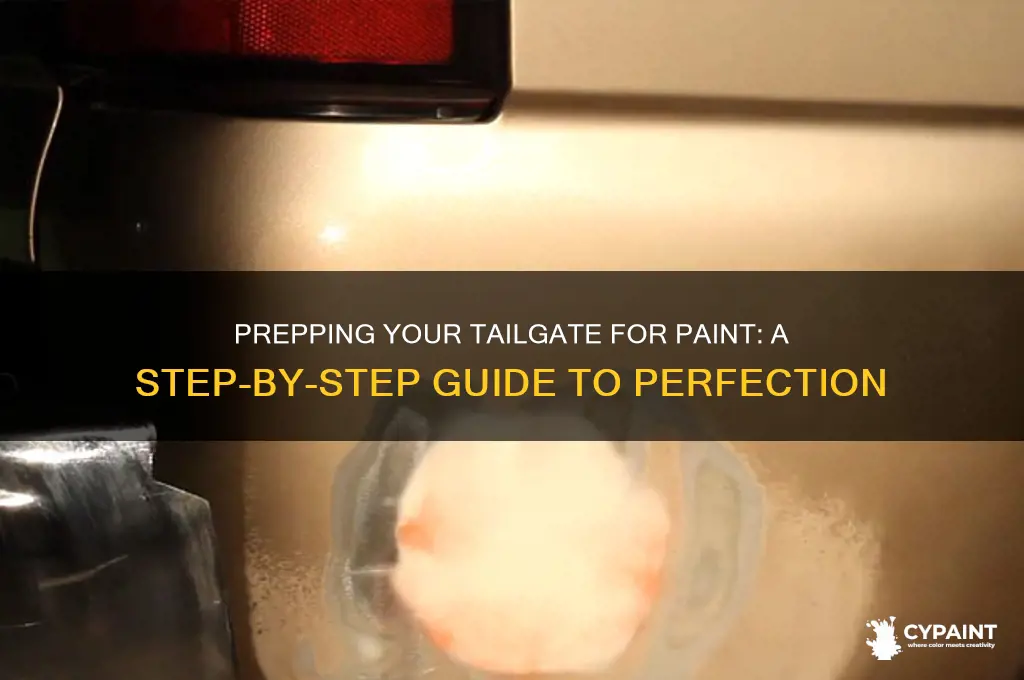 how to prep a tailgate for paint