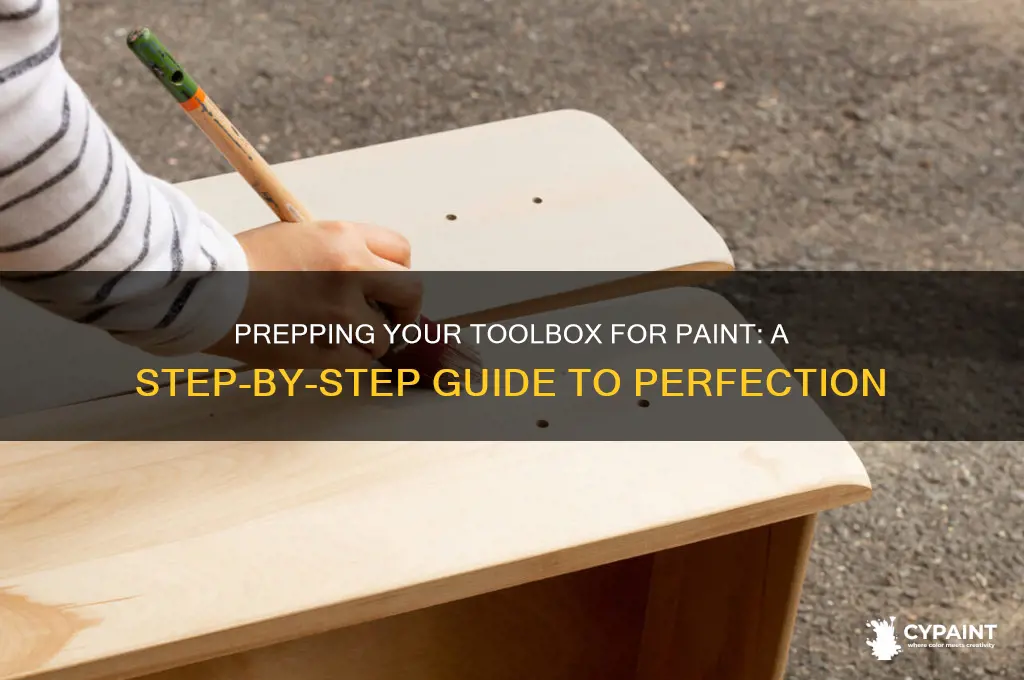 how to prep a toolbox for paint