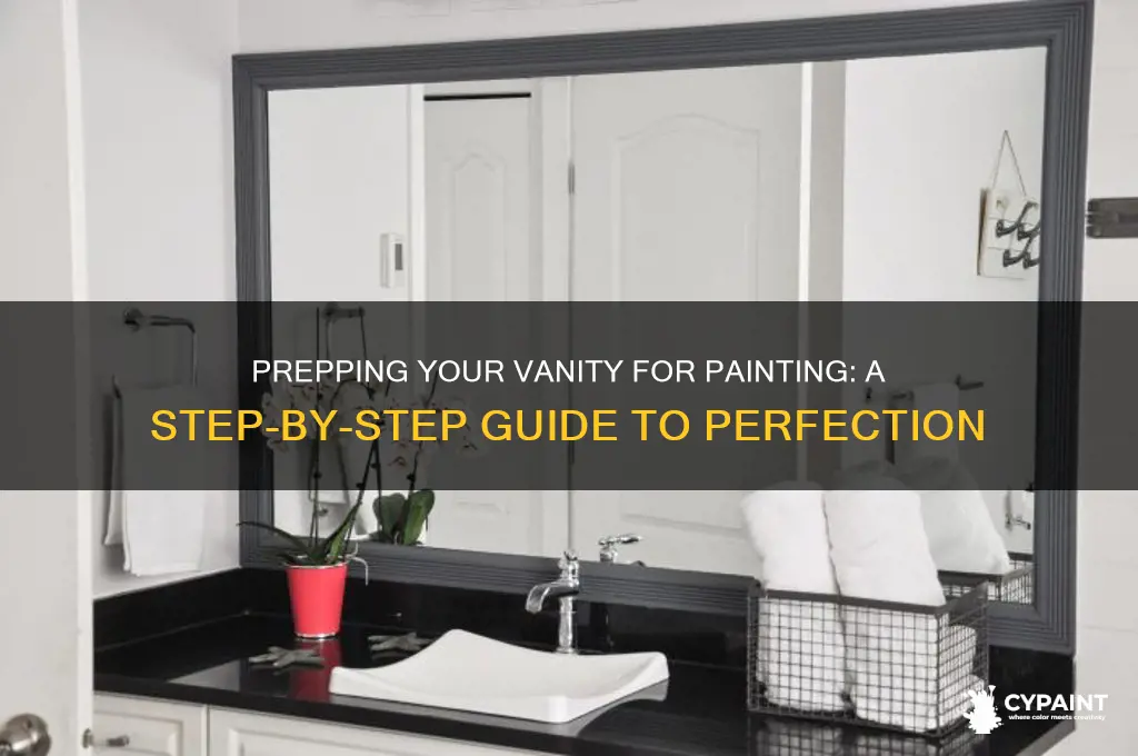 how to prep a vanity for paint