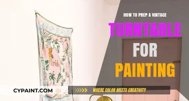 Prepping Your Vintage Turntable: A Step-by-Step Guide to Painting