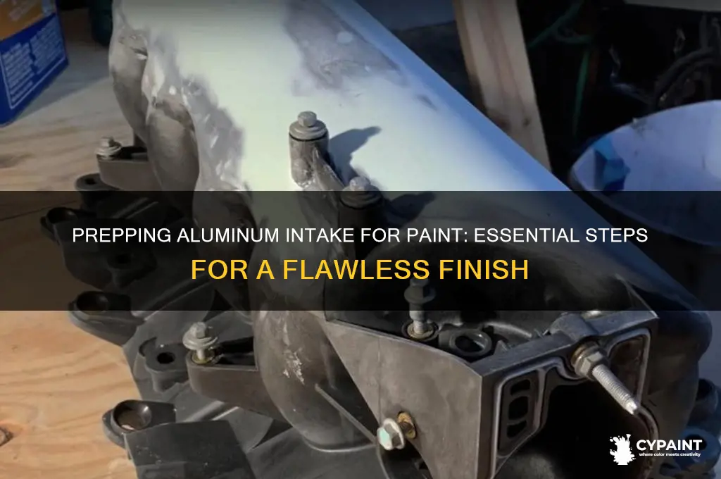how to prep aluminum intake for paint