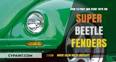 Prep and Paint Your 1979 VW Super Beetle Fenders Like a Pro