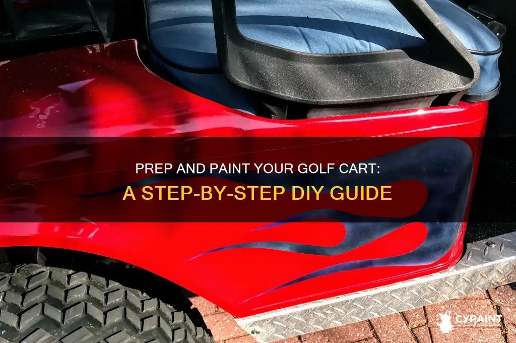 how to prep and paint a golf cart