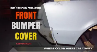 Revive Your Pitted Front Bumper: Prep and Paint Guide