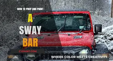 DIY Sway Bar Makeover: Prepping and Painting Guide for Beginners