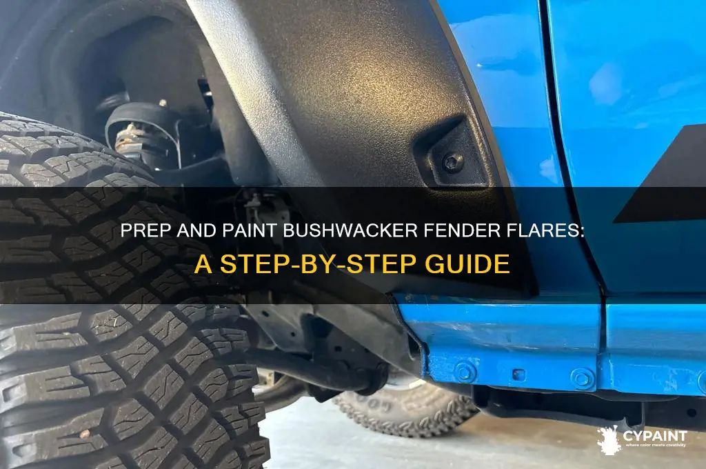 how to prep and paint bushwacker fender flares