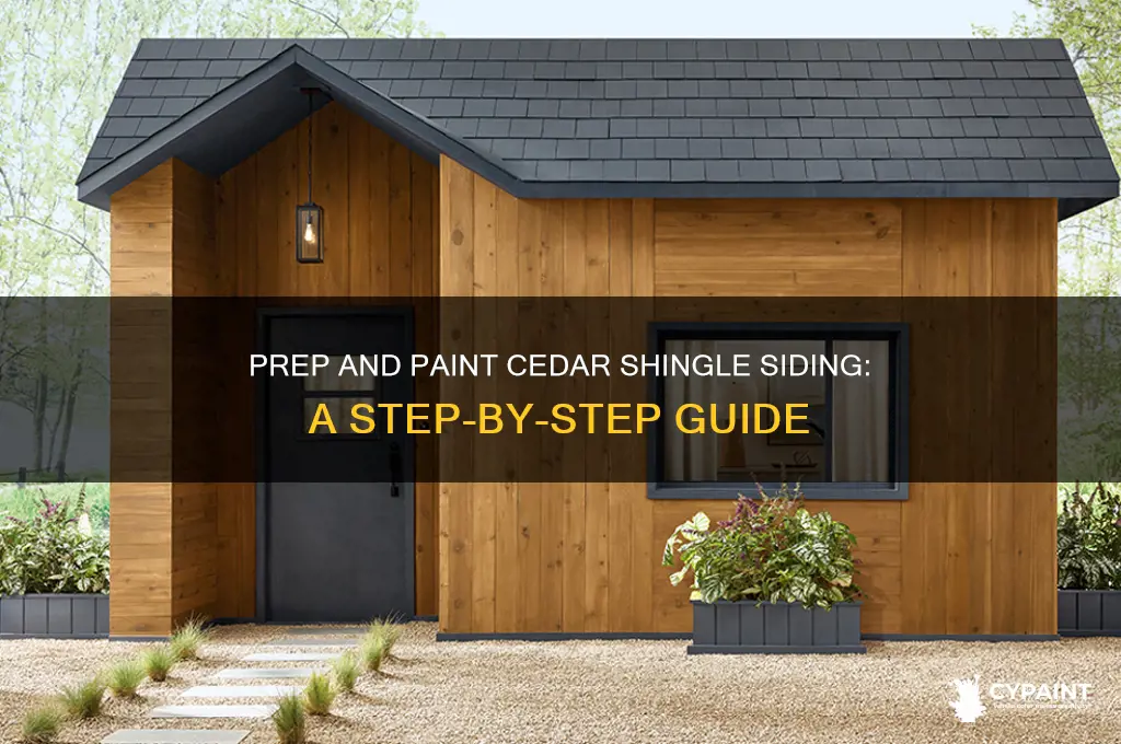 how to prep and paint cedar shingle siding