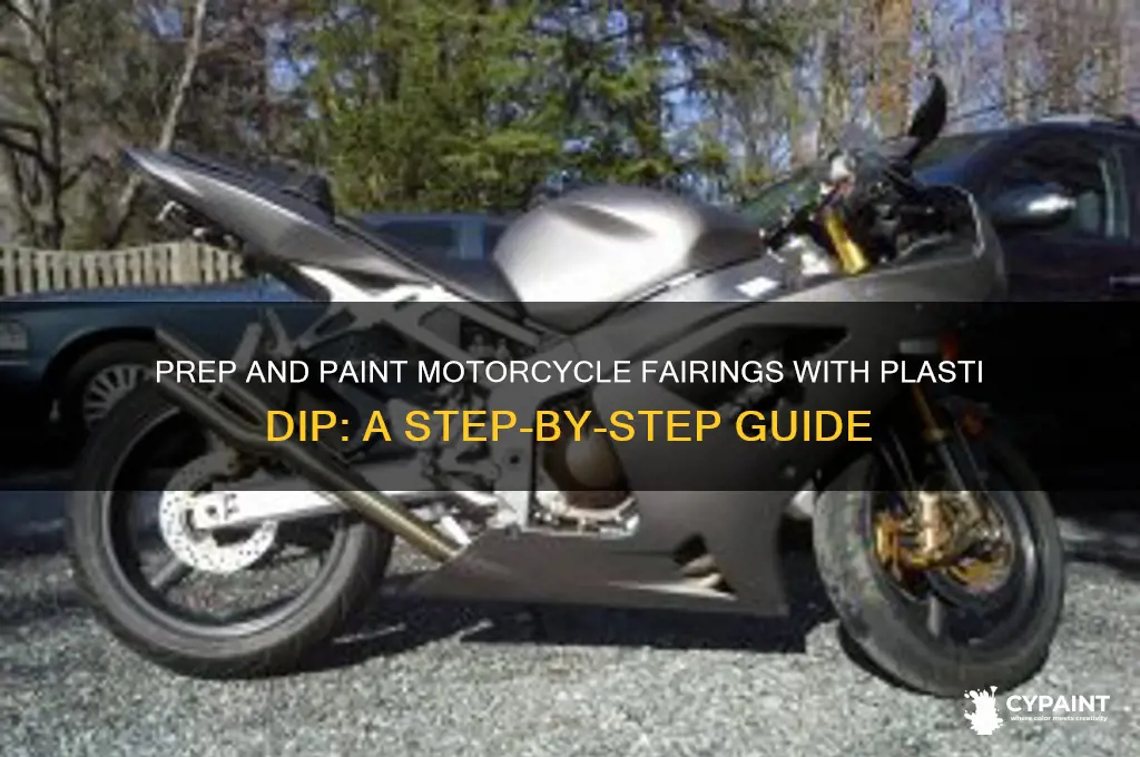 how to prep and paint motorcycle fairings with plasti dip